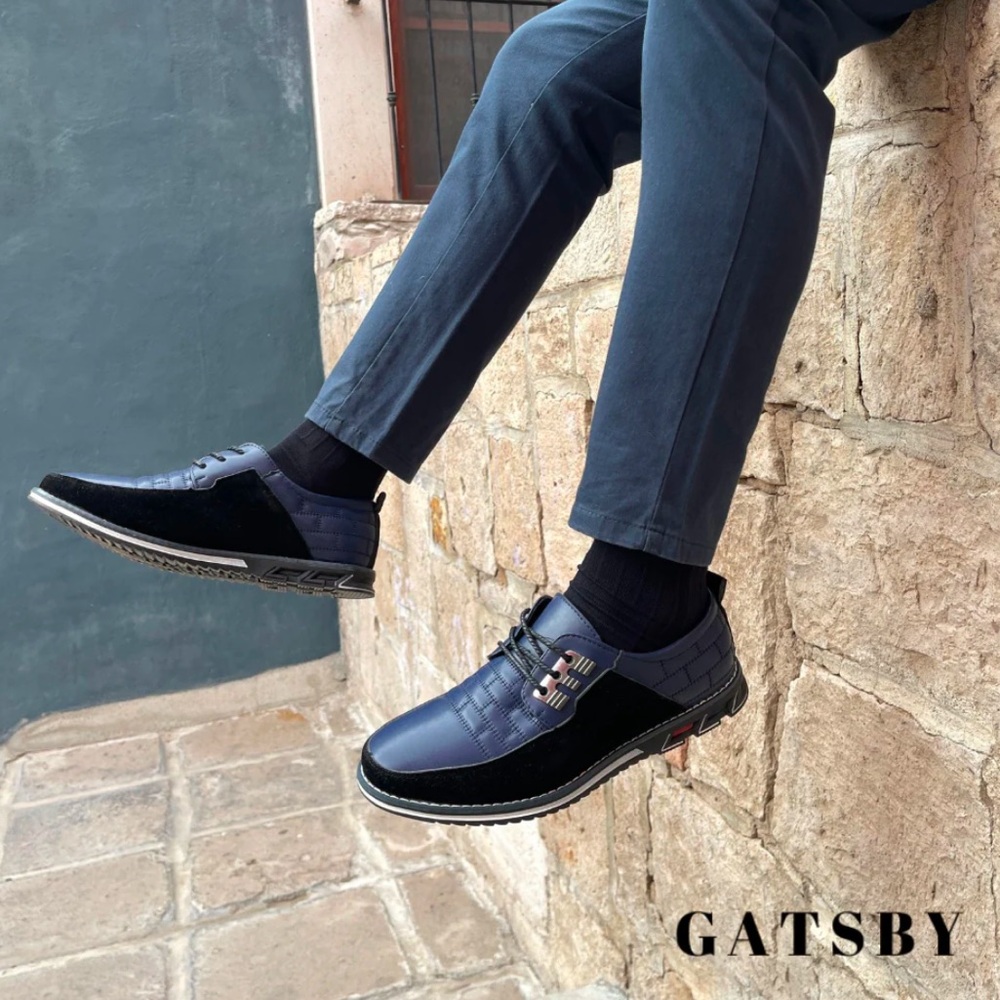 NWT Gatsby Mens Oxford Derby Orthopedic Leather Shoes - Picture 2 of 7